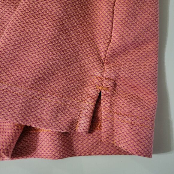 Cutter & Buck CB Drytec Luxe Solid Orange Mens Short Sleeve Polo - Picture 10 of 15